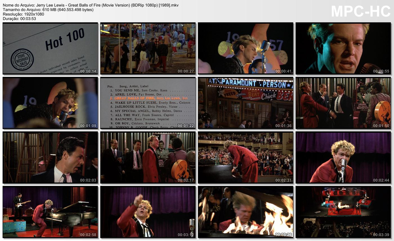 Jerry Lee Lewis - Great Balls of Fire (Movie Version) (BDRip 1080p) [1989]