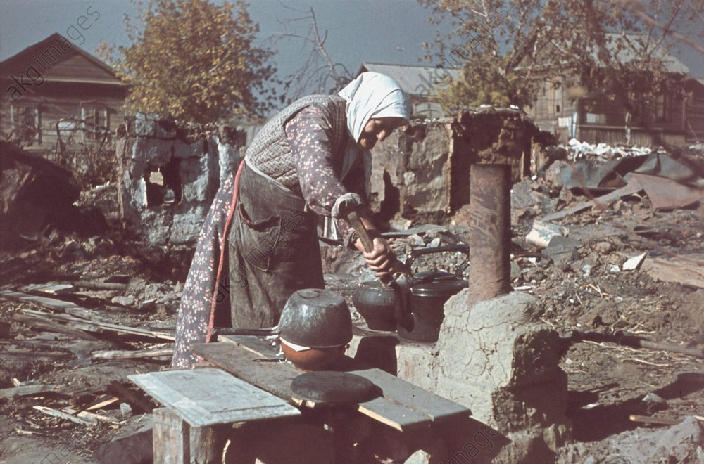 Zerstörte Gebäude in Stalingrad (3)