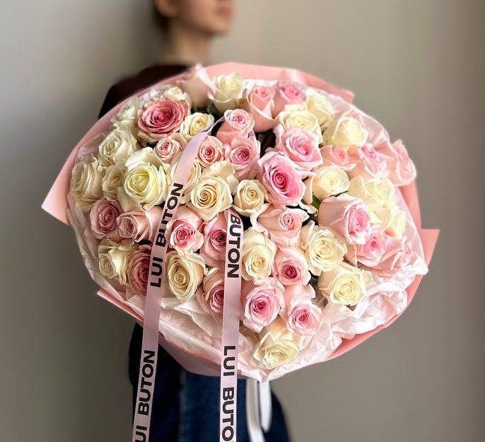 51 роза микс