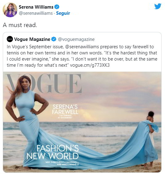 serena williams ritiro tennis