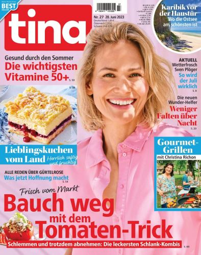 Cover: Tina Frauenmagazin No 27 vom 28  Juni 2023