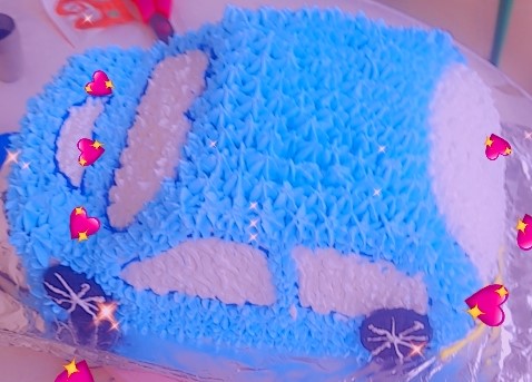 Gâteau en Voiture