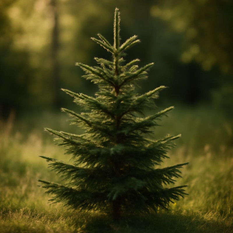 Елка Нордмана в естественной среде