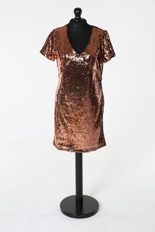 Bronze Sequin Dress - Adult 08