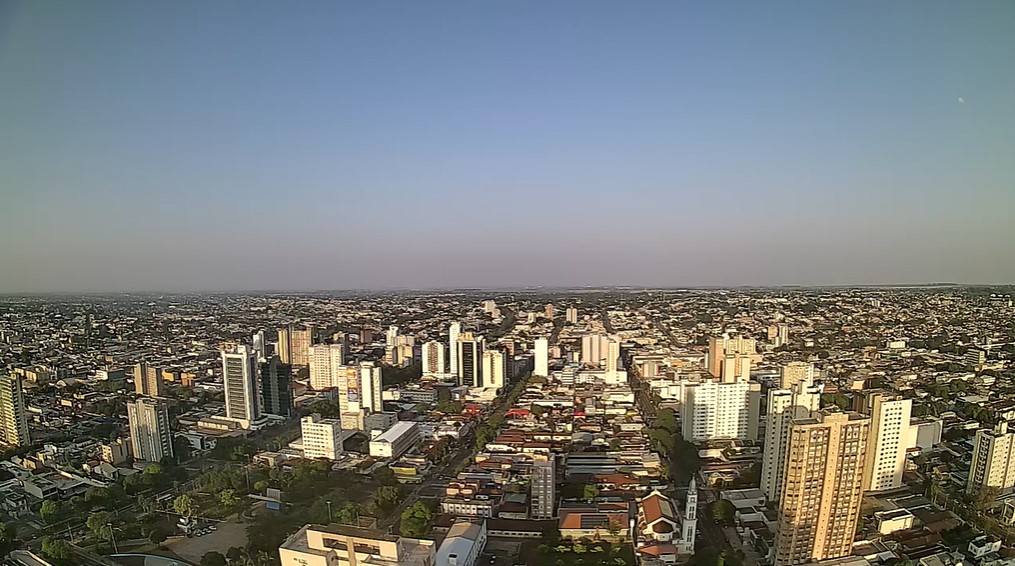 Campo Grande nesta manhã de segunda-feira