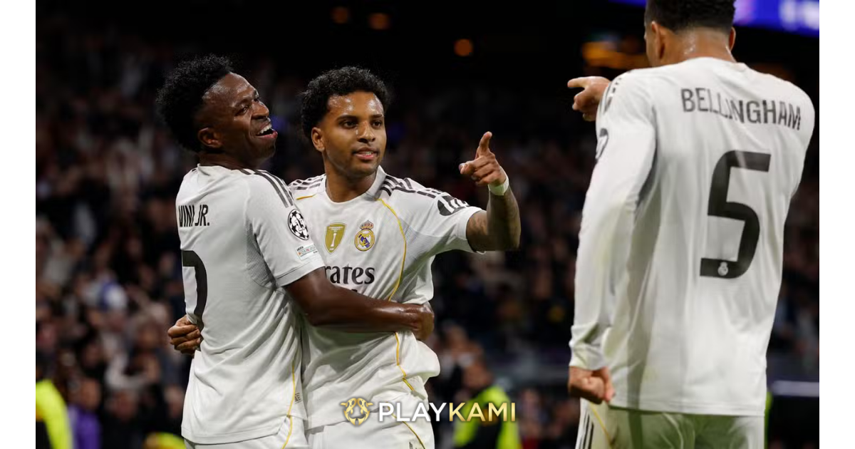 Playkami Rodrygo membuka gol untuk Madrid