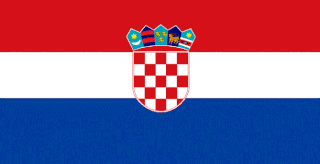Le drapeau de la Croatie