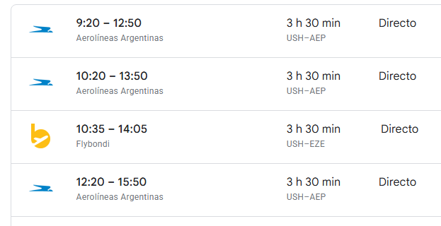 Vuelos internos (domésticos) en Argentina - Foro Argentina y Chile