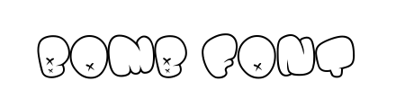 Bomb font