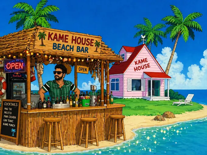 Sonnige Stimmung an der KAME Beachbar