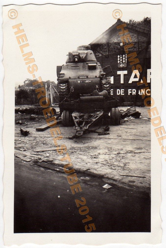 Orig. Foto französischer panzer somua s35,Tank,C