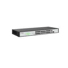 Painel frontal do Switch Intelbras S2328G-A.