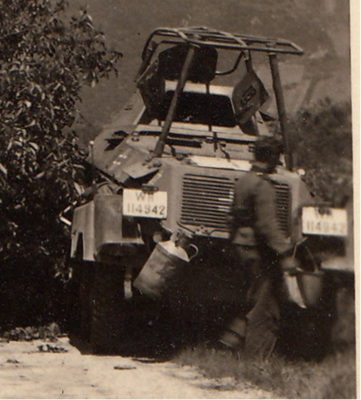 Wehrmacht Panzer Sd.Kfz.231 schwerer Panzerspähw
