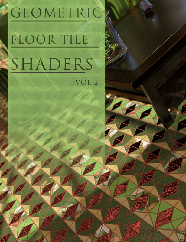 Geometric Tile Iray Shaders Vol 2
