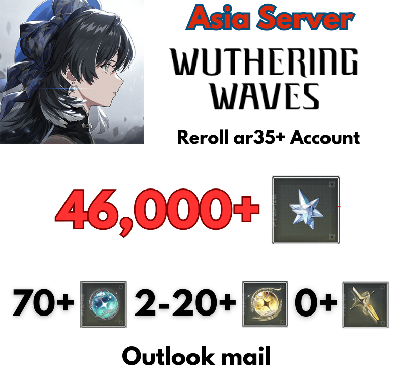 [ASIA] Wuthering Waves Reroll Account 