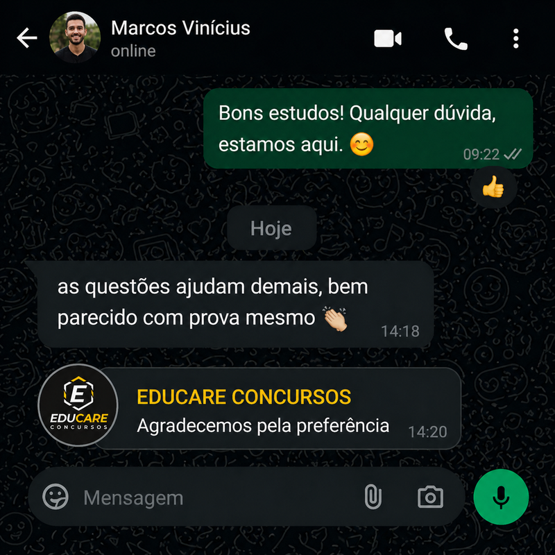Depoimento aluna aprovada