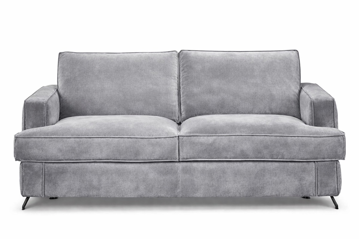 Canapé Dédalo velours gris clair Vogue 14