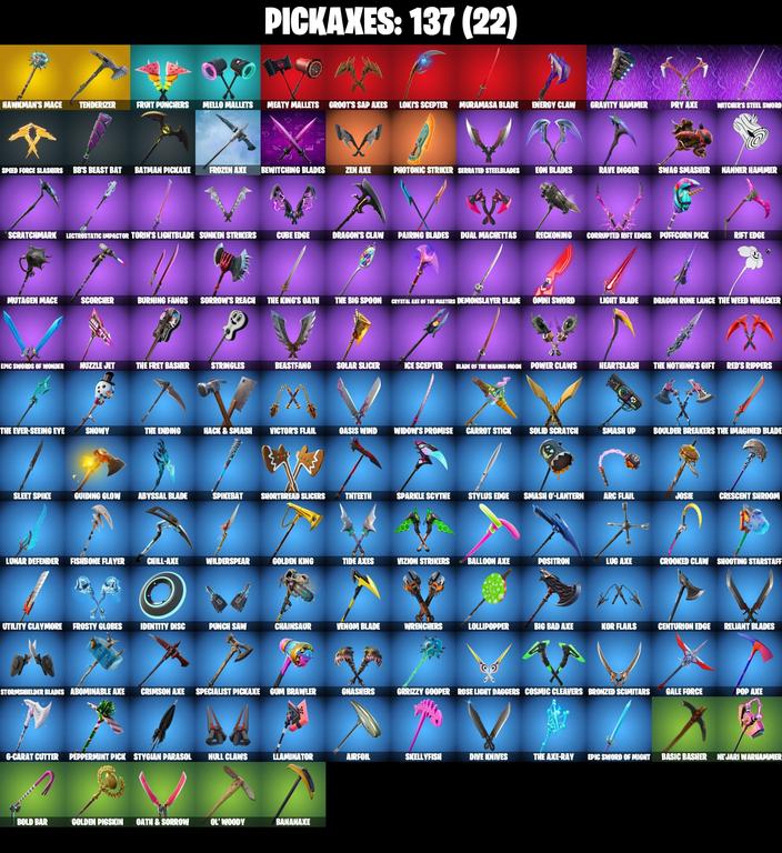 pickaxes comp