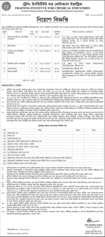 TICI job circular