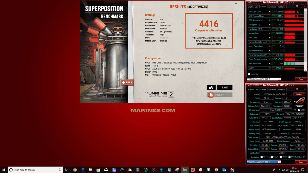 Unigine Superposition 8K (Gaming Mode)