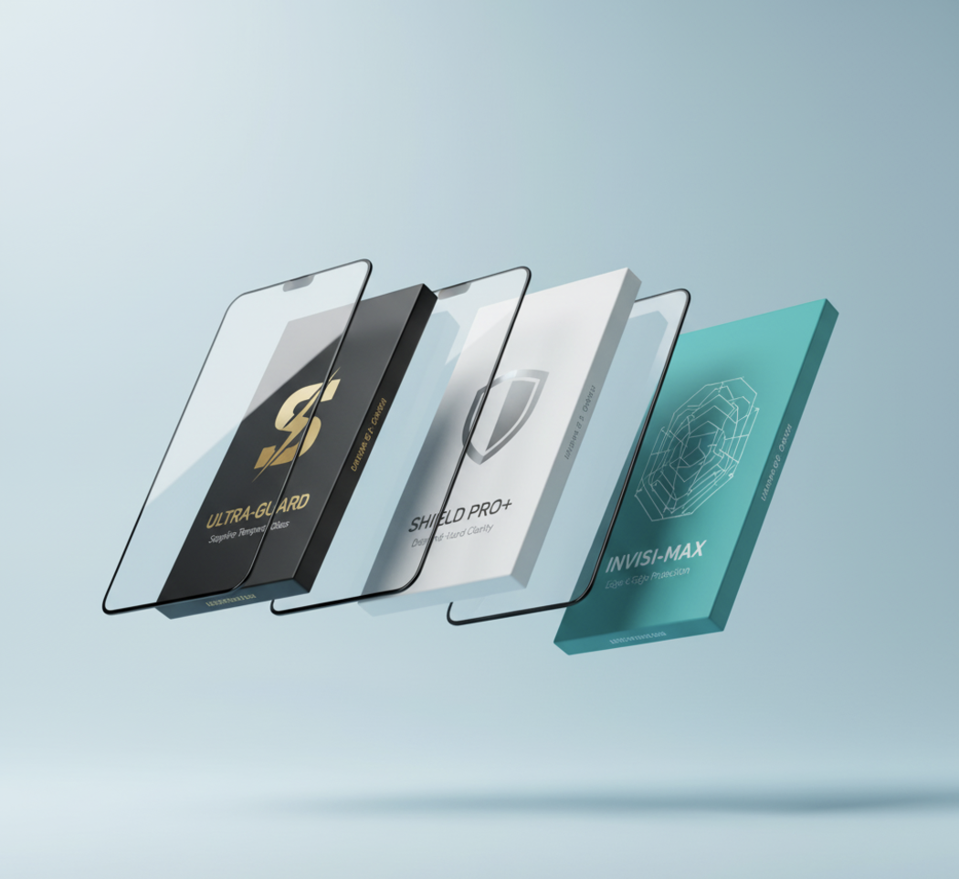 انواع گلس تمام صفحه با کیفیت