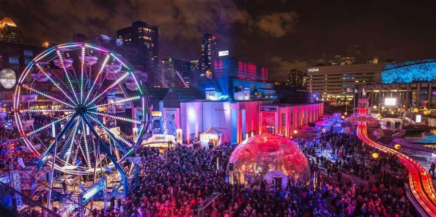 Фестиваль огней "Montréal en Lumière" Фестиваль огней "Montréal en Lumière"