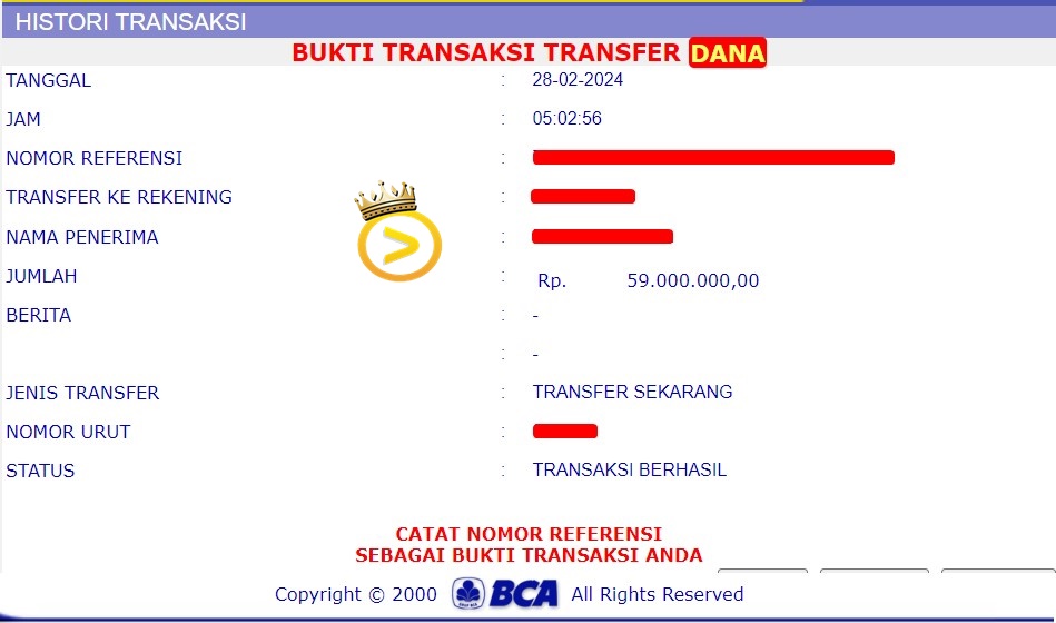 Bukti JP hari ini