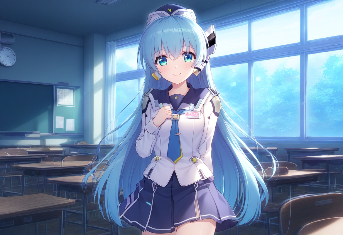 1girl, {{school uniform}}, {{straight hair}}, Hoshino Yumemi (planetarian), smal s-2723211210
