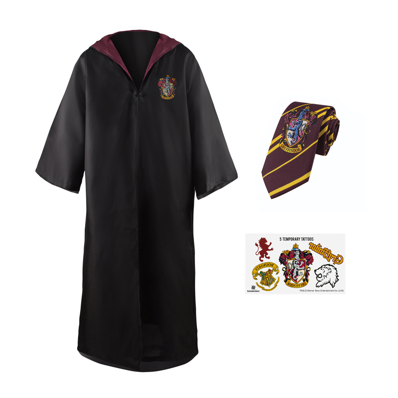 Harry Potter set robe de sorcier + cravate + tatouage Gryffindor taille L 602618 - Photo 1 sur 1