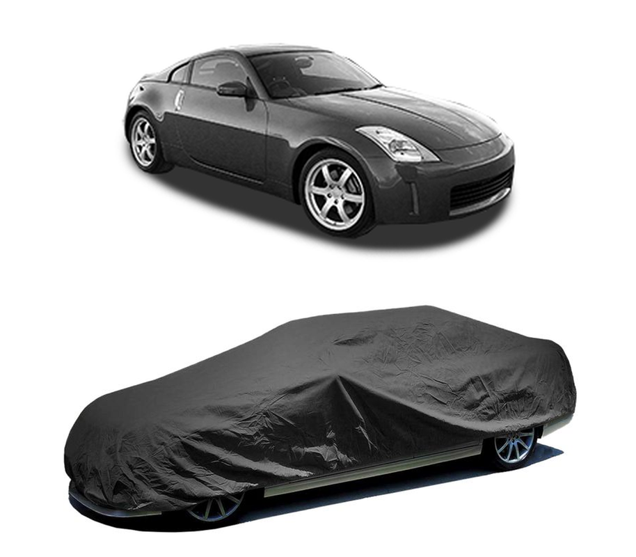Husa tip prelata auto pentru NISSAN 350Z Coupe (Z33) 2002 - 2008,culoare negru, material textil impermeabil, rezistanta la intemperii praf UV, CARPASSION Husa Protectie