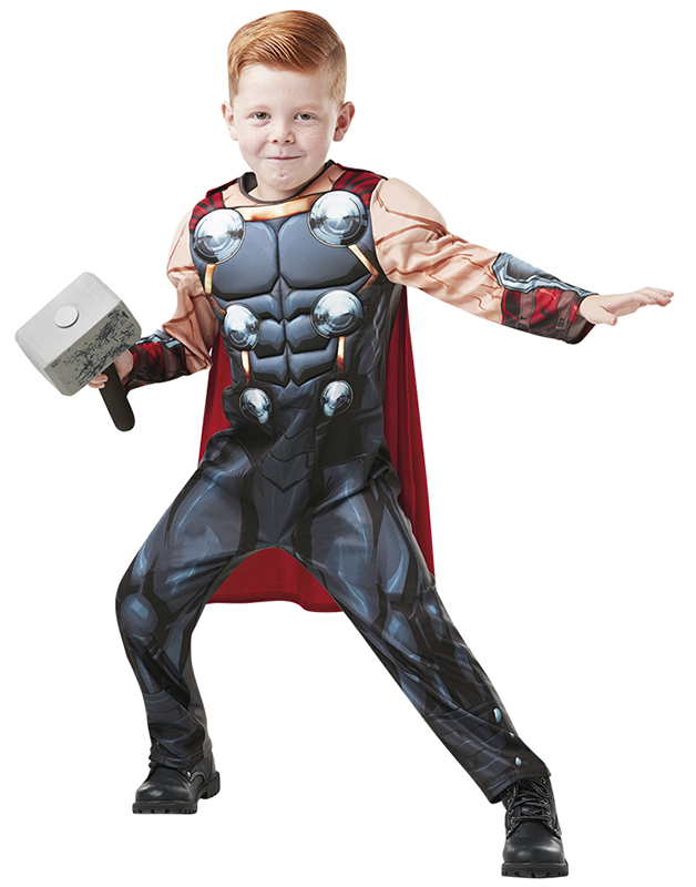 Costume Thor Deluxe Bambino 3-8 anni