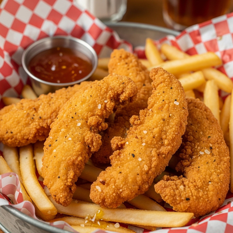 Chicken Tenders and Fries