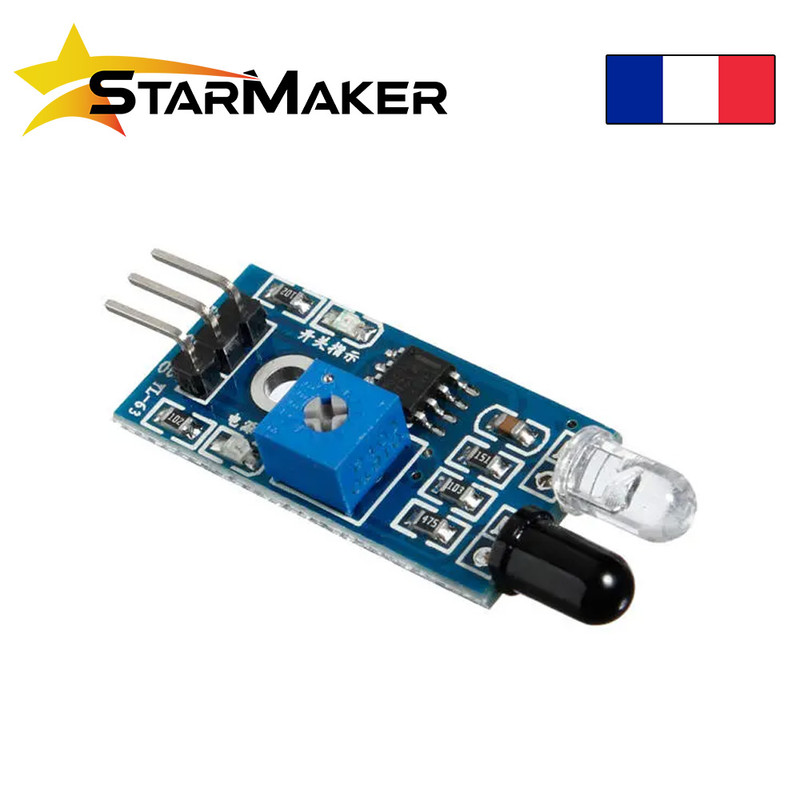 10 Pièces Module Capteur IR Infrarouge Évitement Obstacle Pour Arduino Robot Smart Car - Détection 2-30cm