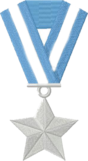 Profil megtekintése - Finn Jenssen Silver-Star-Medal-Stitched-5-5-Inch