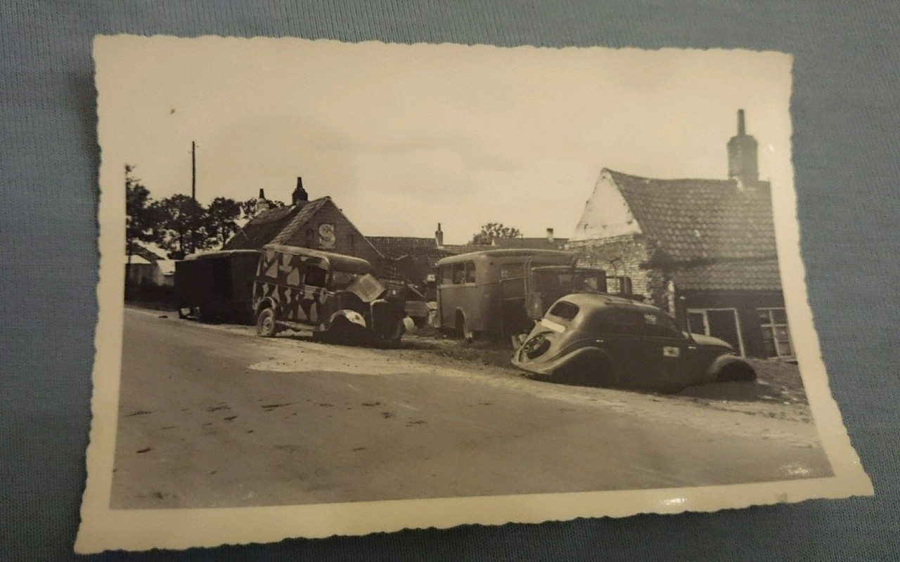 Frankreich Dünkirchen Zerstört Fahrzeuge