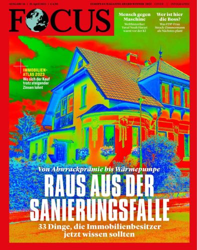 Cover: Focus Nachrichtenmagazin No 16 vom 15  April 2023