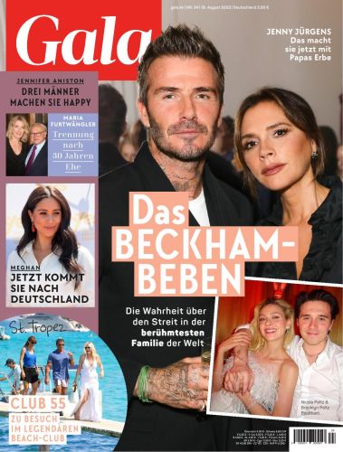 Cover: Gala Frauenzeitschrift No 34 vom 18 August 2022 Cover: Gala Frauenzeitschrift No 34 vom 18 August 2022
