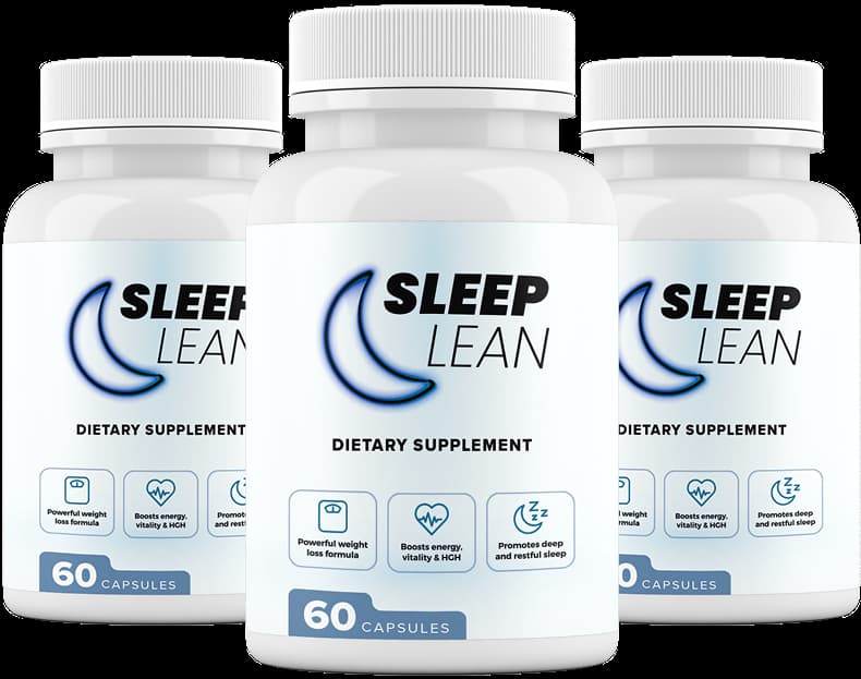 SleepLean supplement bottles