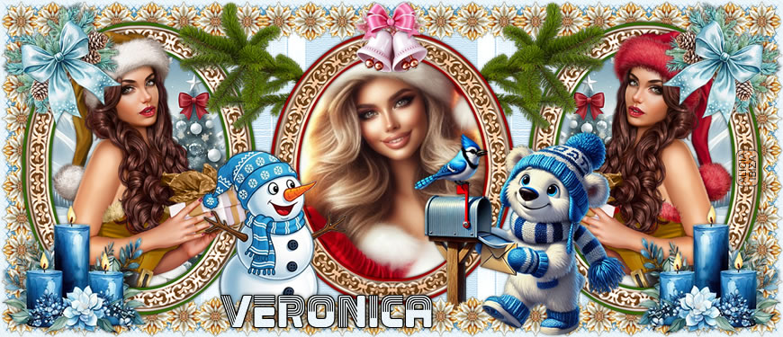 Enjoying Christmas veronica