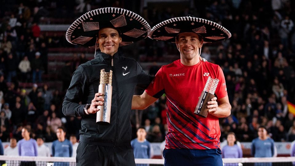 Rafael Nadal triunfa en su juego en México; fue el último del español en el país