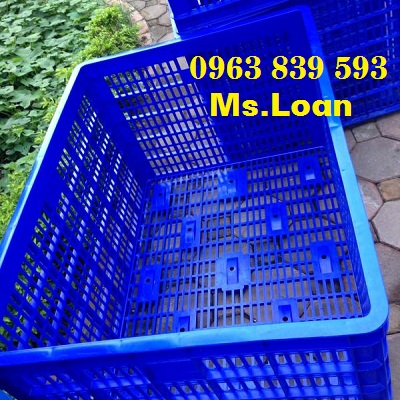 Sóng nhựa hở 26 bánh xe đựng nguyên vật liệu, trái cây, thành phẩm Song-nhua-ho-26-banh-xe
