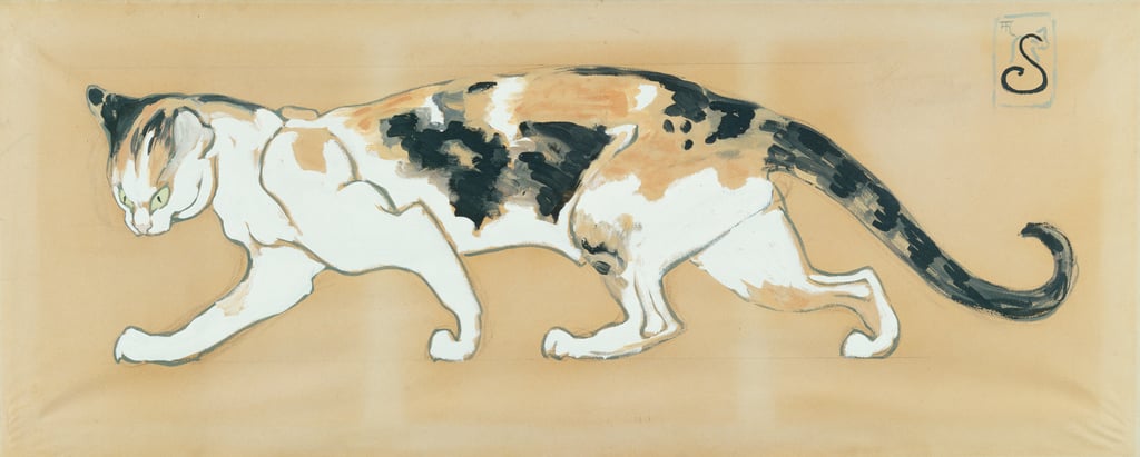 Thophile-Alexandre-Steinlen-The-Cat-Meister-Drucke-824658