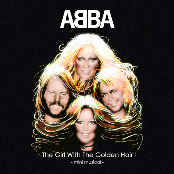 ABBA 1977 The Girl With The Golden Hair (design by Philippe Dupo