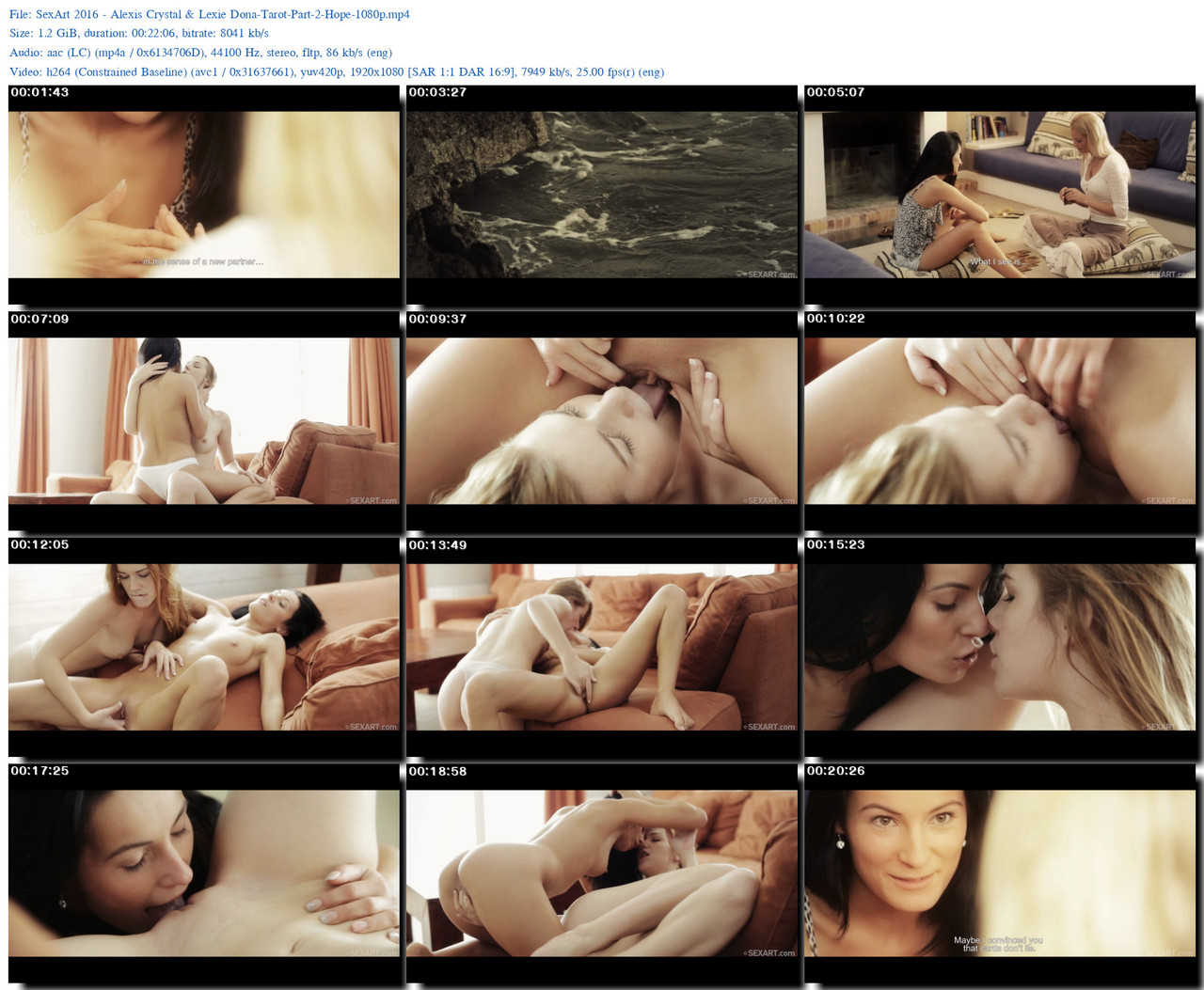 Sex Art 2016 Alexis Crystal Lexie Dona Tarot Part 2 Hope 1080p s