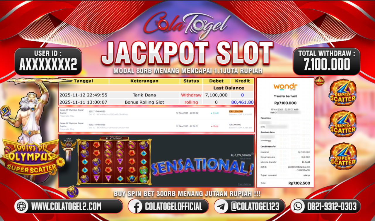 JACKPOT SLOT GACOR!!