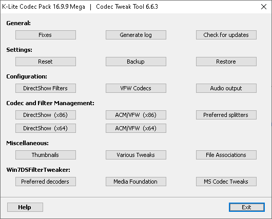 Installed Video Codecs but Missing Video Codecs for a Recording Software? Image