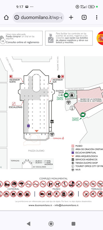 Duomo - Entradas gratuitas para discapacitado y acompañante - Foro Italia
