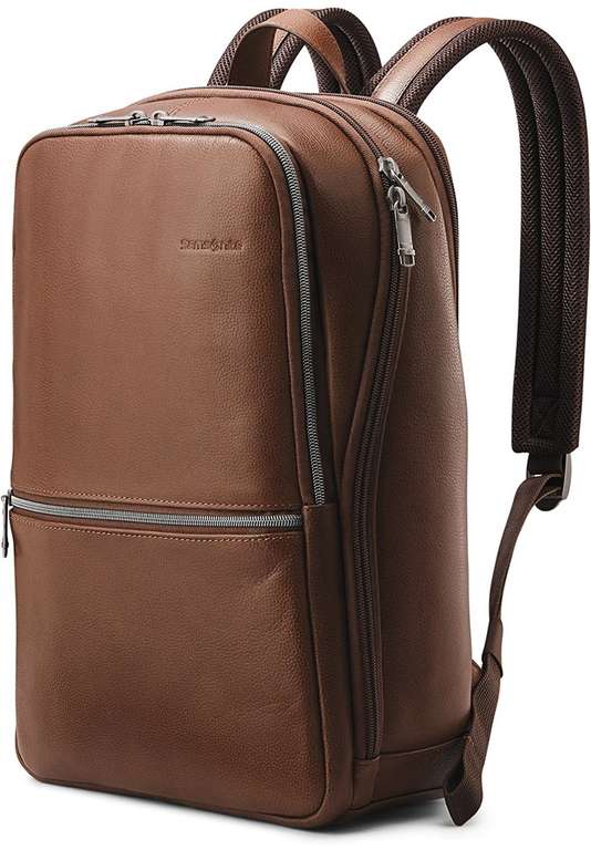 Amazon: Mochila clásica de piel Samsonite 
