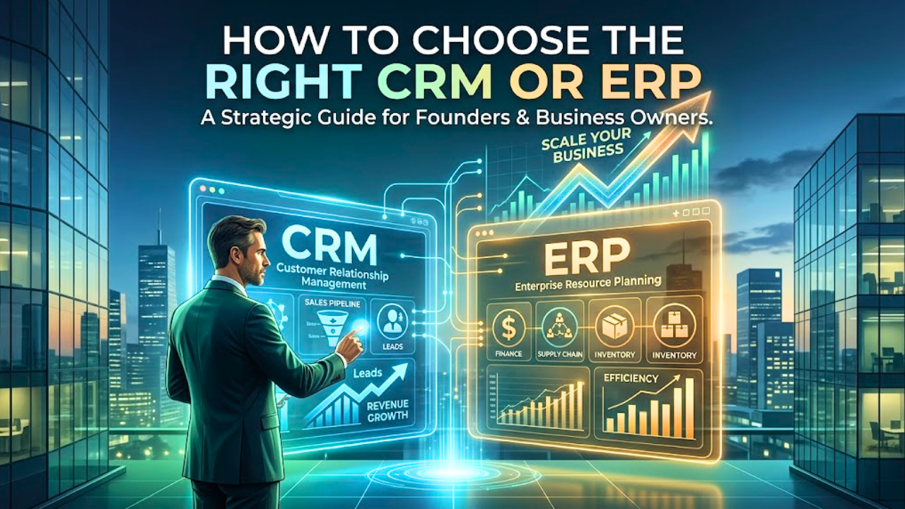 How to Choose the Right CRM or ERP for Your Business