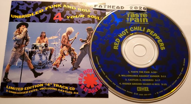 Red Hot Chili Peppers - Taste The Pain (Unbridled Funk And Roll 4 Your Soul!) (Limited Edition, CD, 1989) FLAC LossLess
